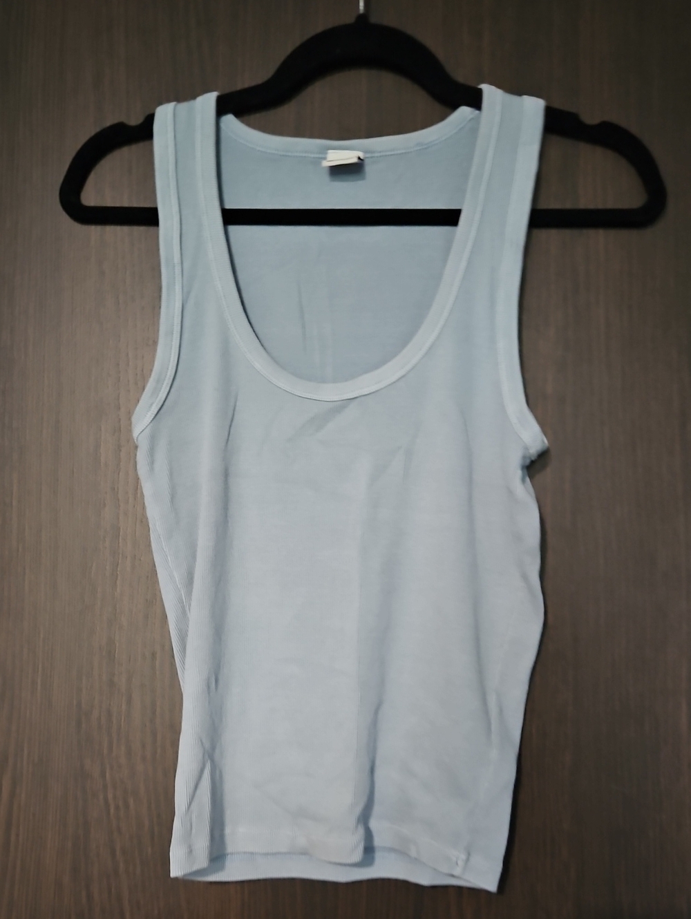 Aritzia Soft Sky Blue Scoop Neck Tank